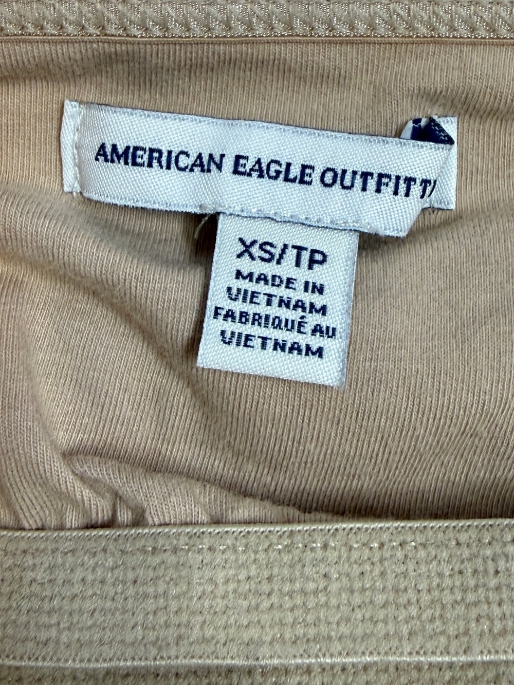 American Eagle: Women's Tan Layering Cami Tank Top. Size XS - Picture 3 of 8